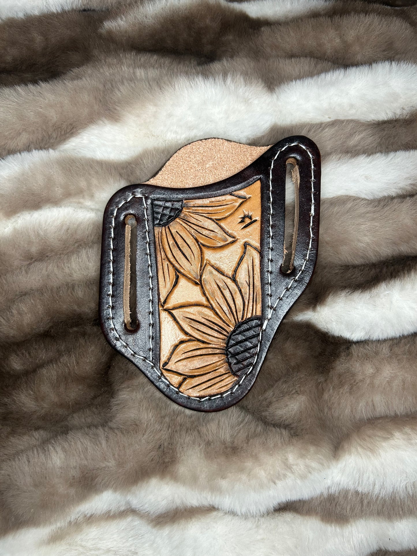 LARGE Sunflower Knife Sheath