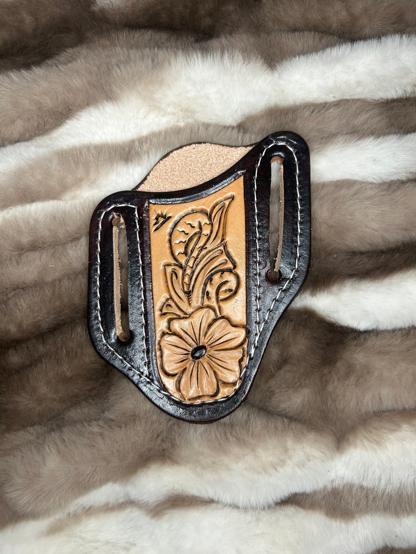 LARGE Floral Knife Sheath