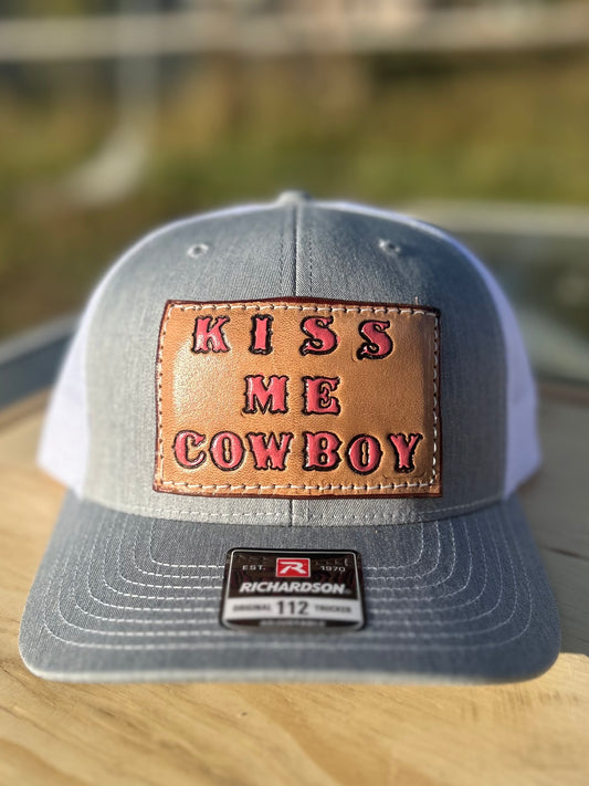 Kiss Me Cowboy Trucker Hat