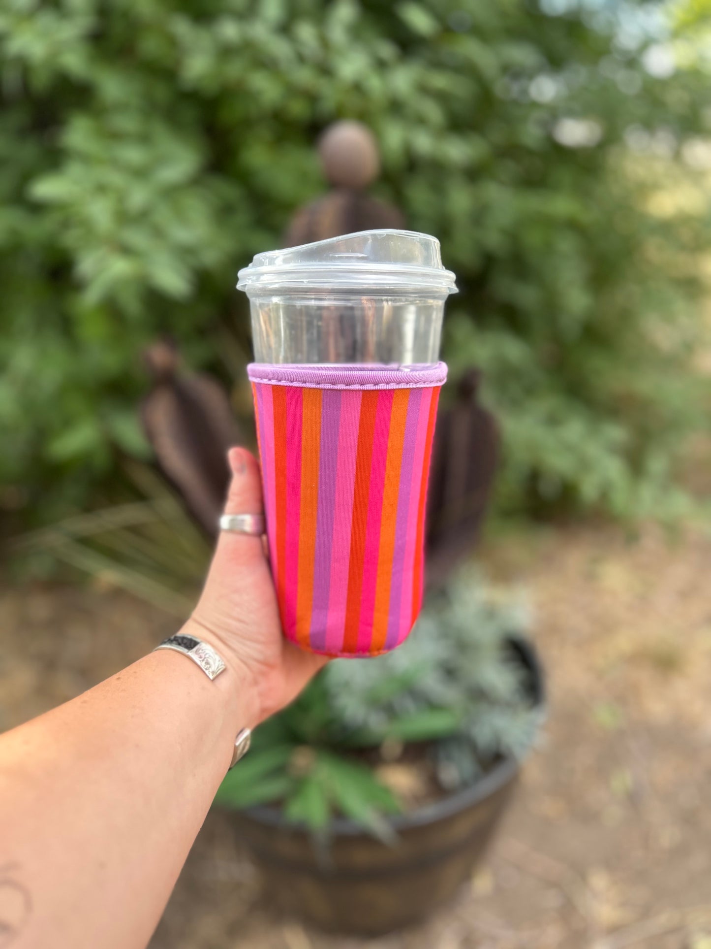 Medium Sunset Stripe Cup Sleeve