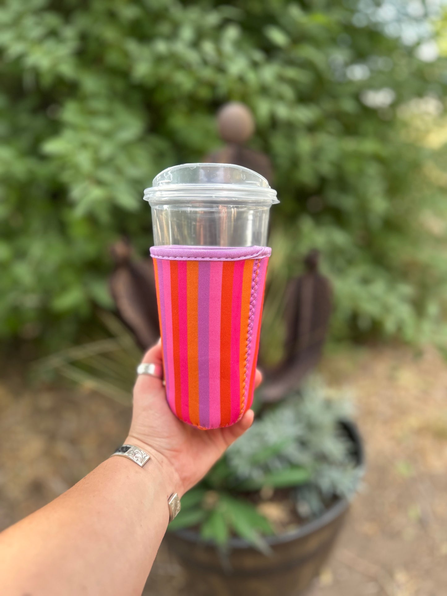 Medium Sunset Stripe Cup Sleeve