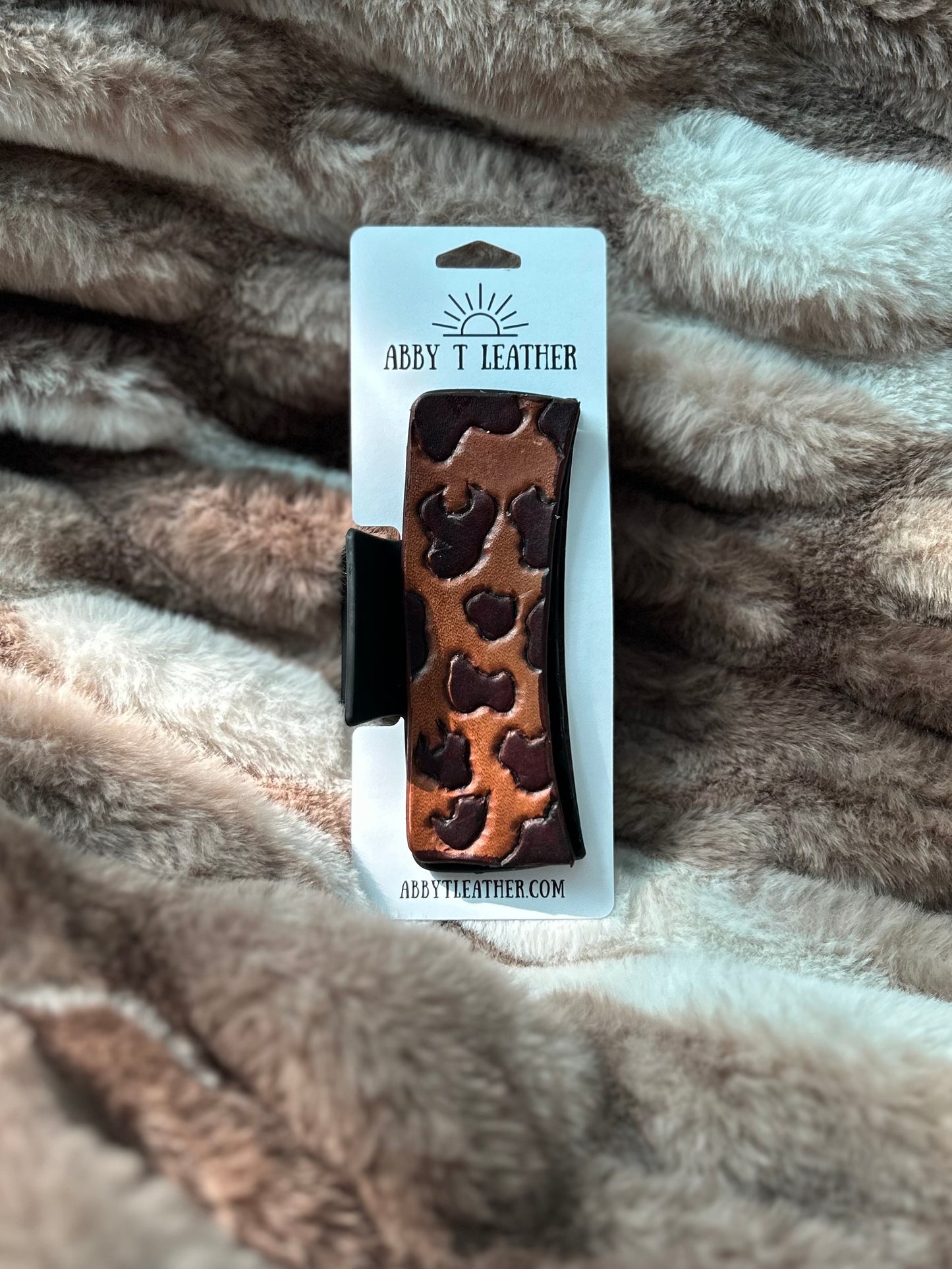 LARGE Animal Print Hair Clip