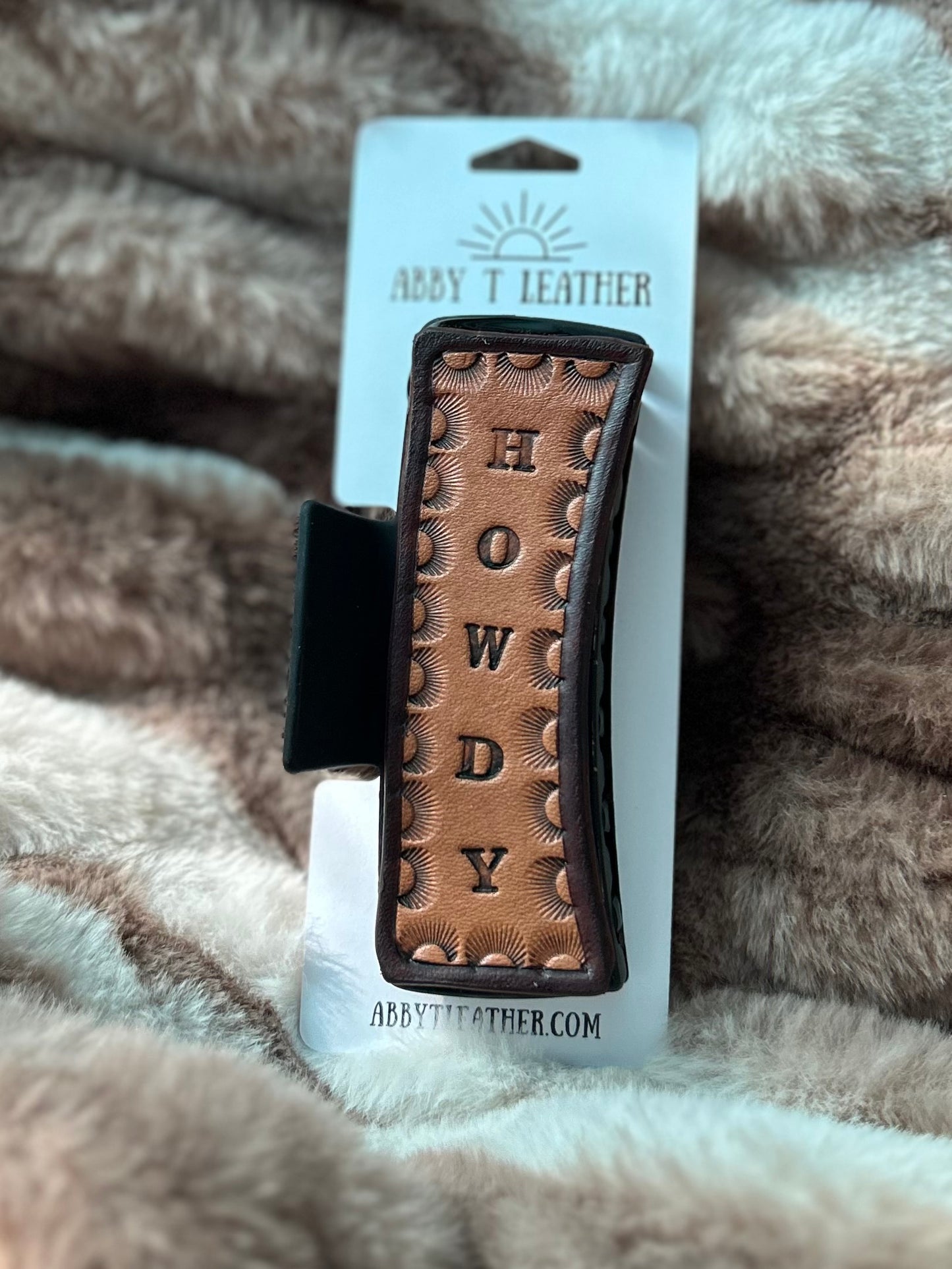 LARGE Howdy Hair Clip