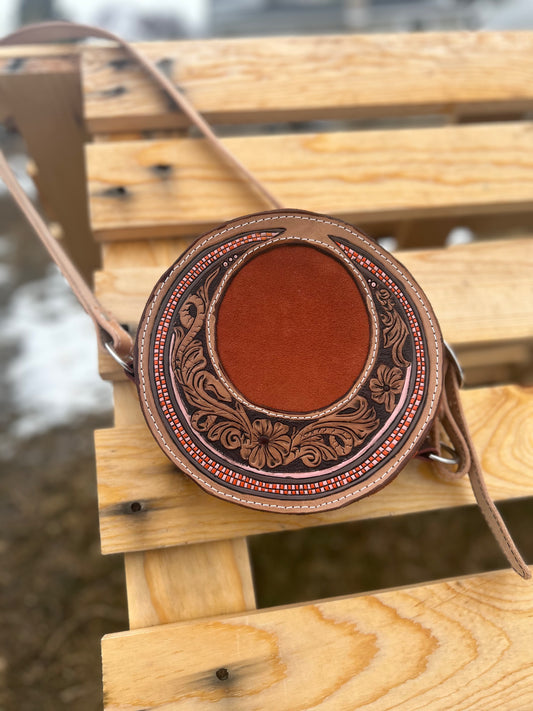"Something in the Orange" round purse