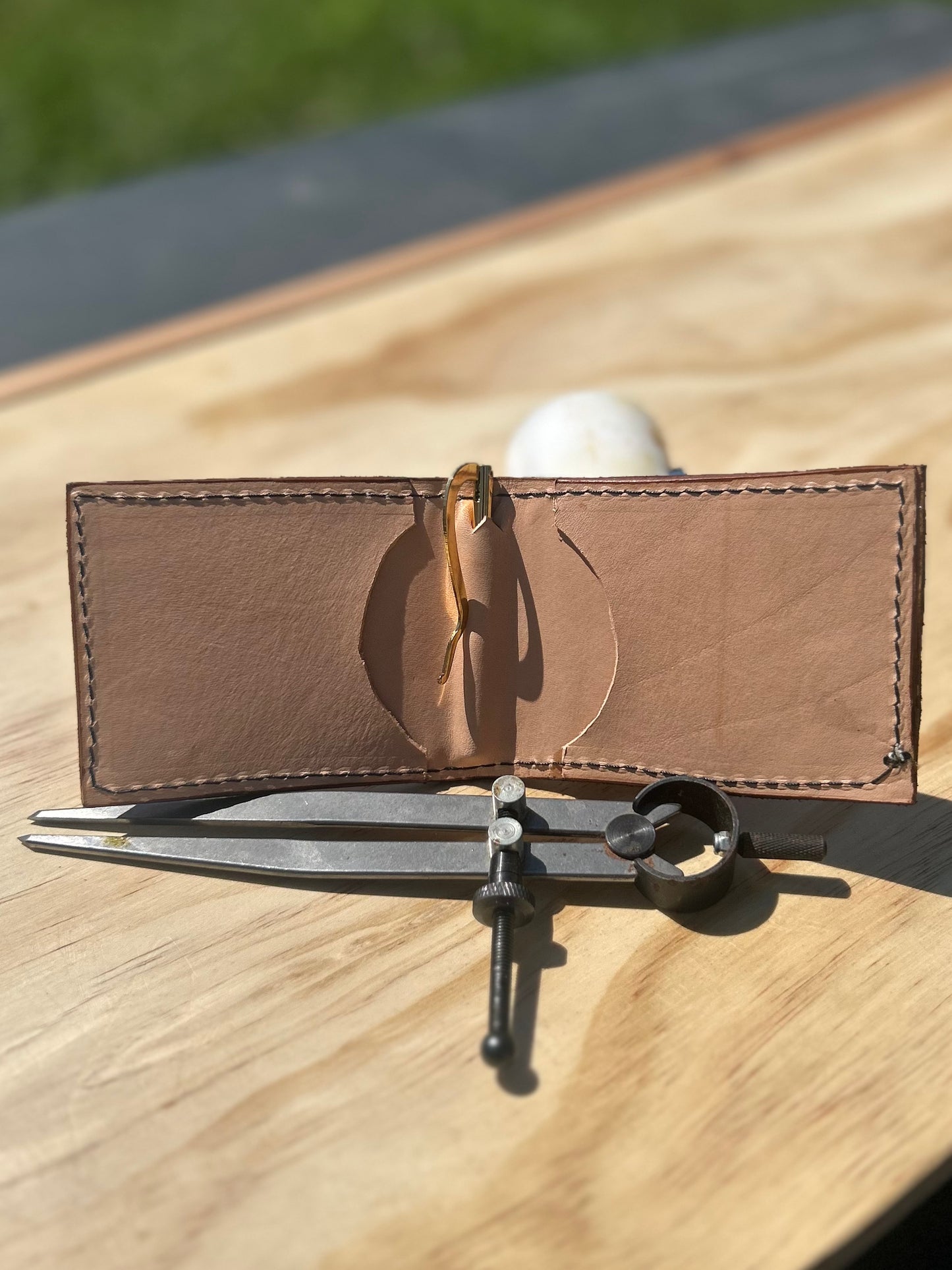Floral money clip wallet