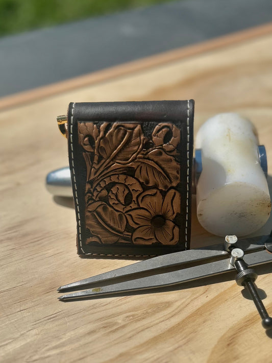FLORAL money clip wallet