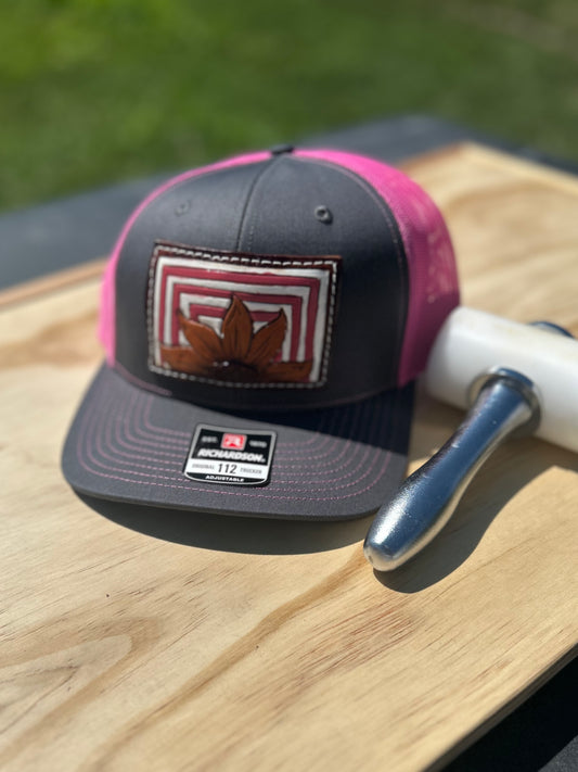 Pink Sunflower Trucker Hat