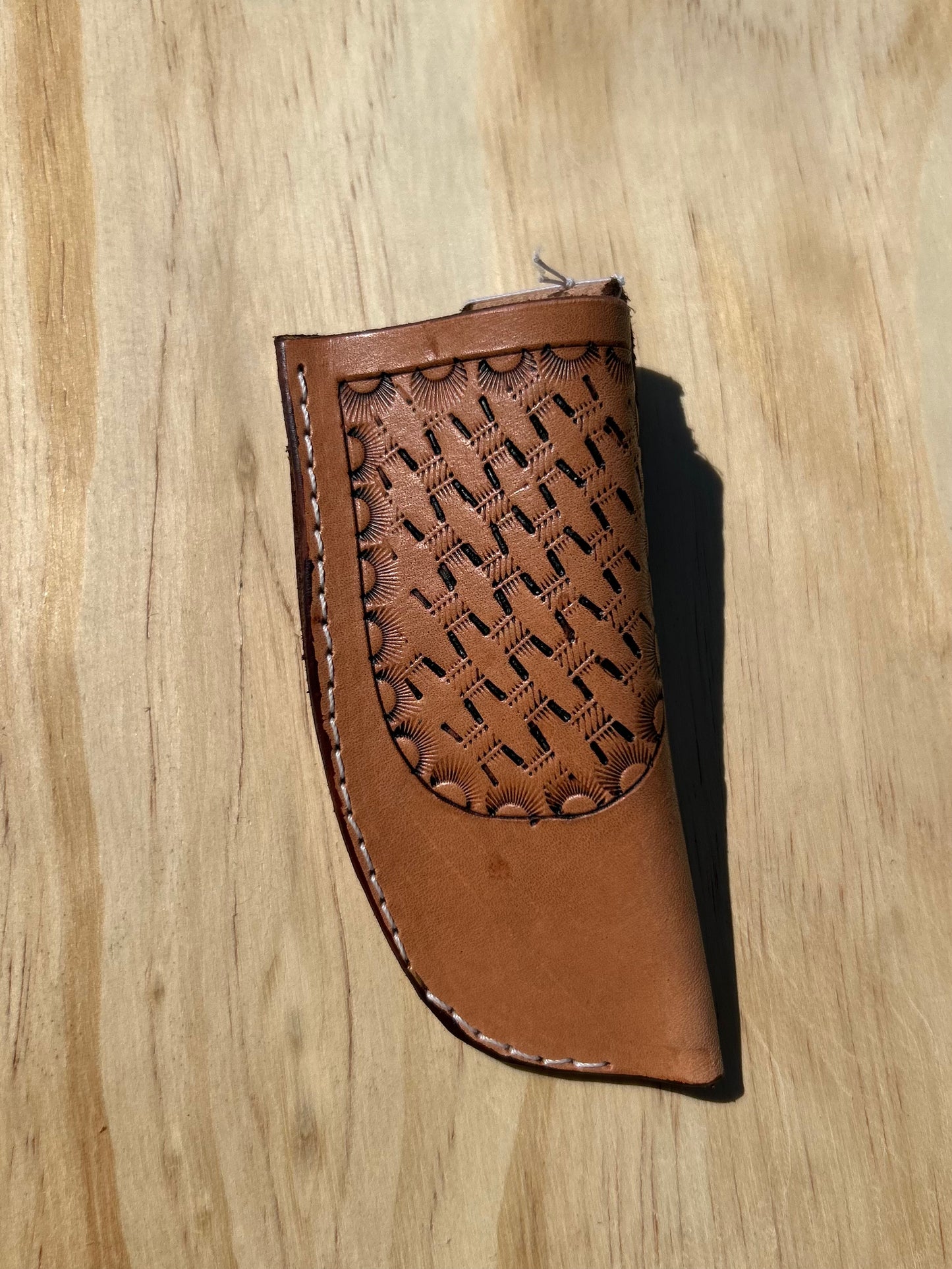 Basketstamp Fold-over sheath