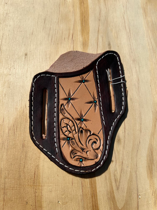 Dyed dots Large Pancake sheath