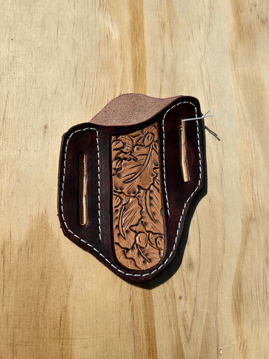 Dyed Floral large pancake sheath
