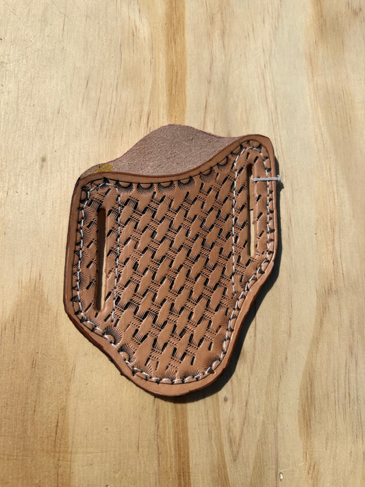 Basketstamped Large Pancake sheath