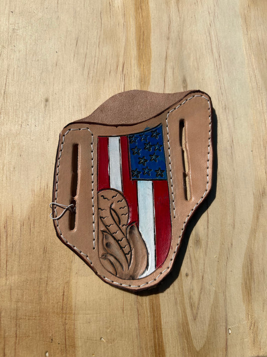 American Flag Large Pancake sheath