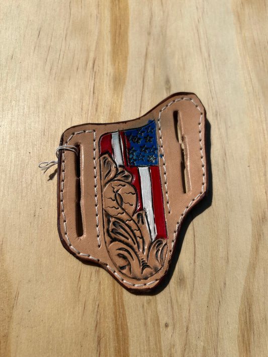 American Flag Small Knife Sheath